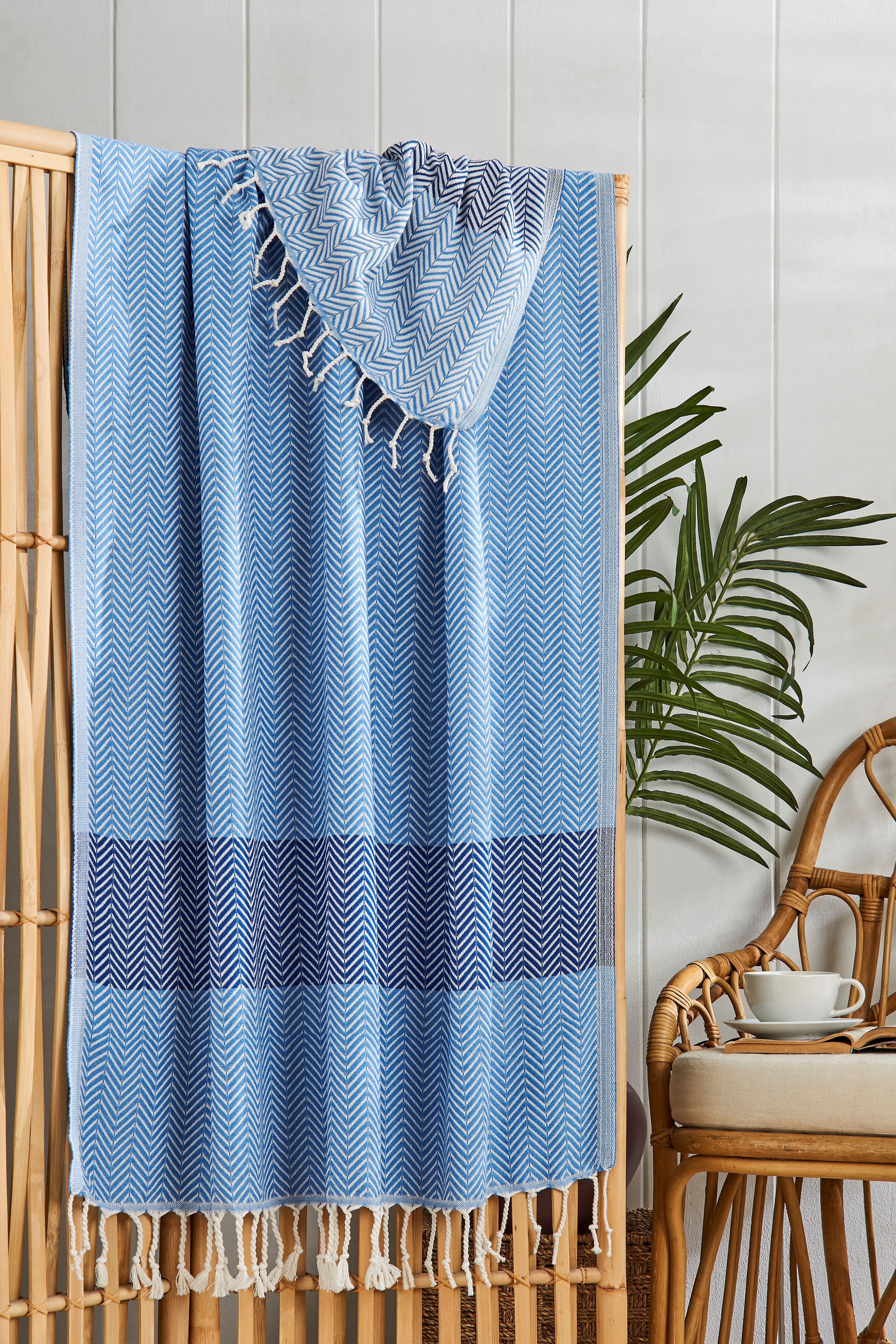 Alessa Mavi Peştamal 90x180 cm