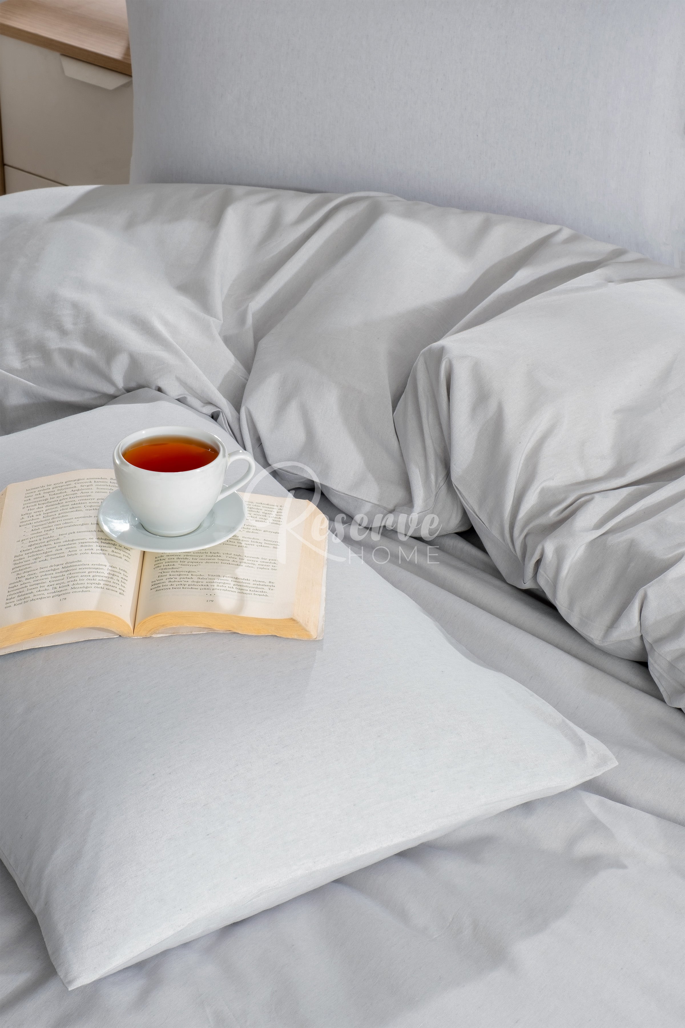 Fabroni - Gri Nevresim Takımı