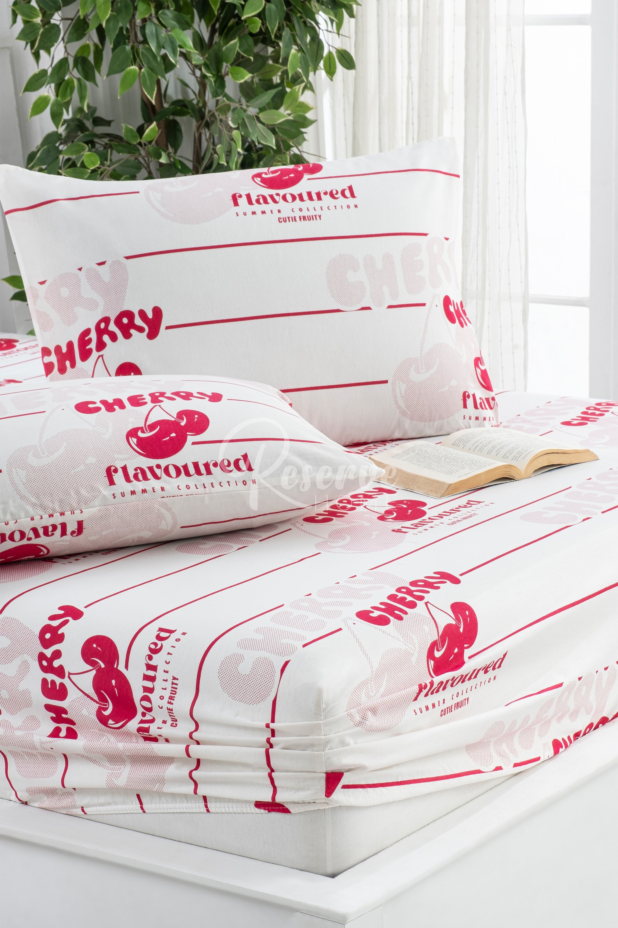 Flori - Cherry Lastikli Çarşaf Takımı