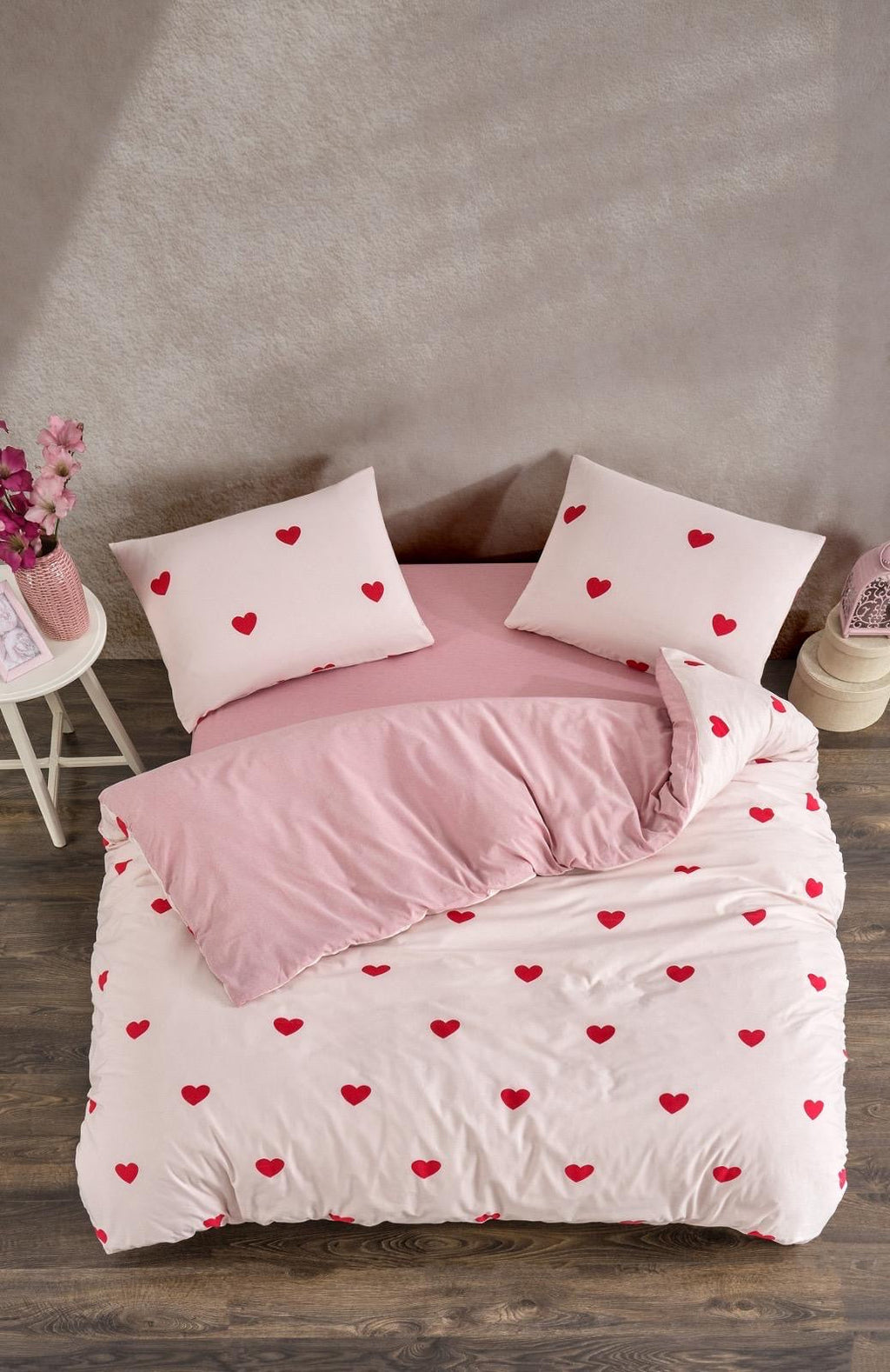 Daisy - HELENA Pembe Nevresim Takımı