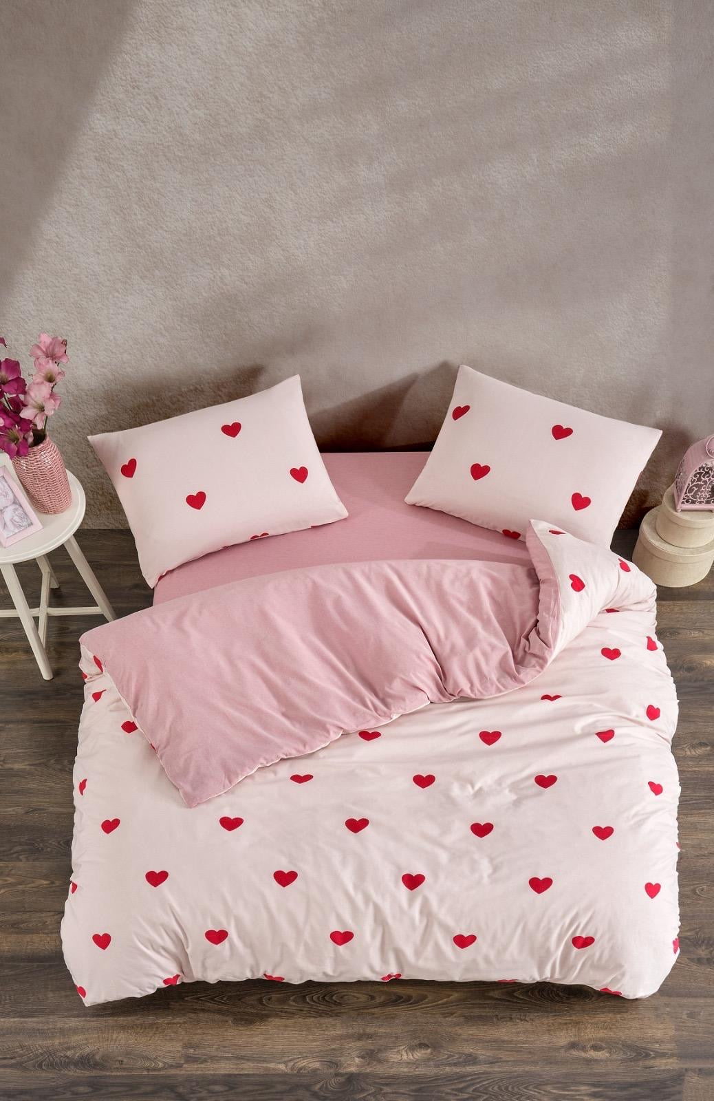 Daisy - HELENA Pembe Nevresim Takımı