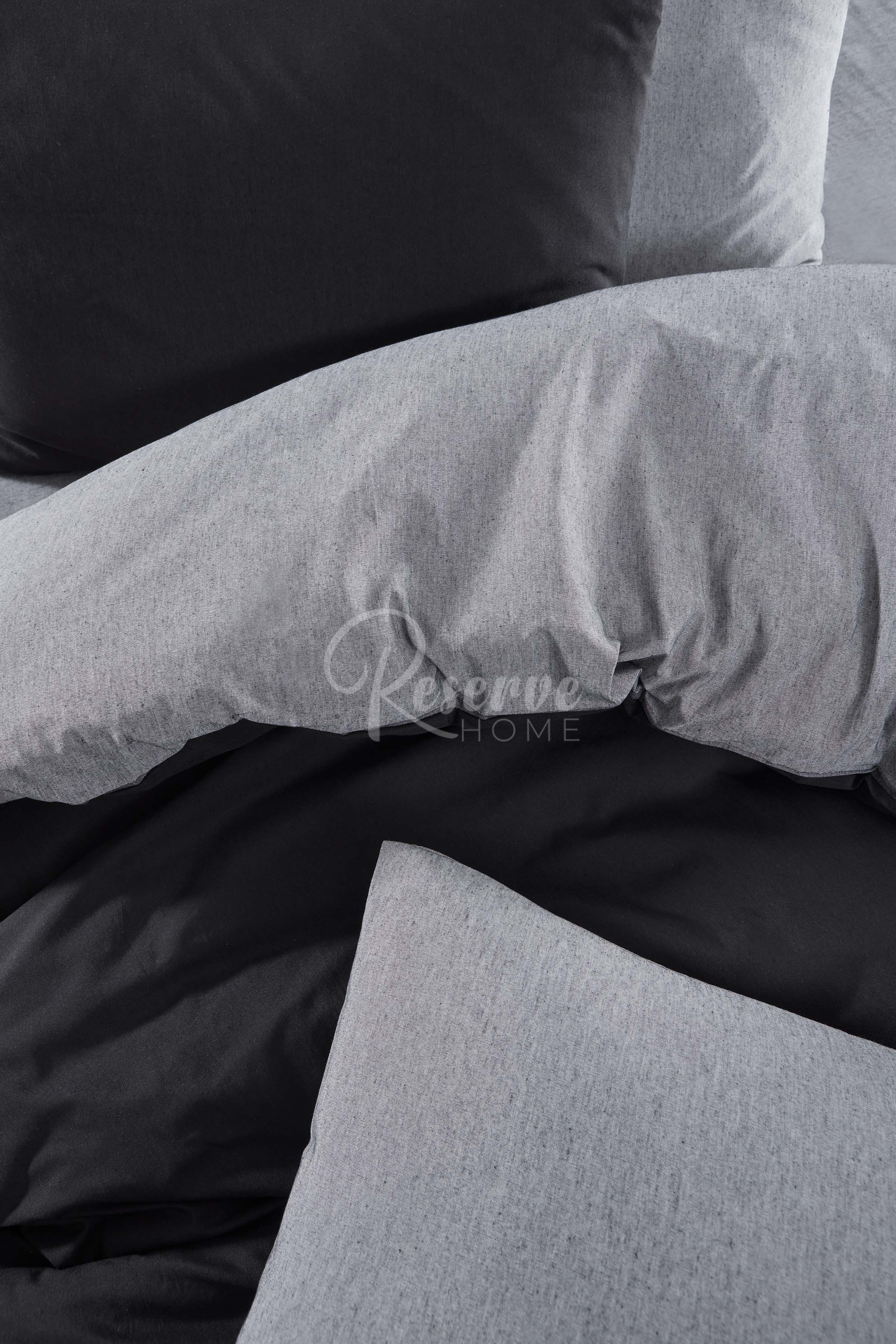 Valeri - Siyah Antrasit Nevresim Takımı