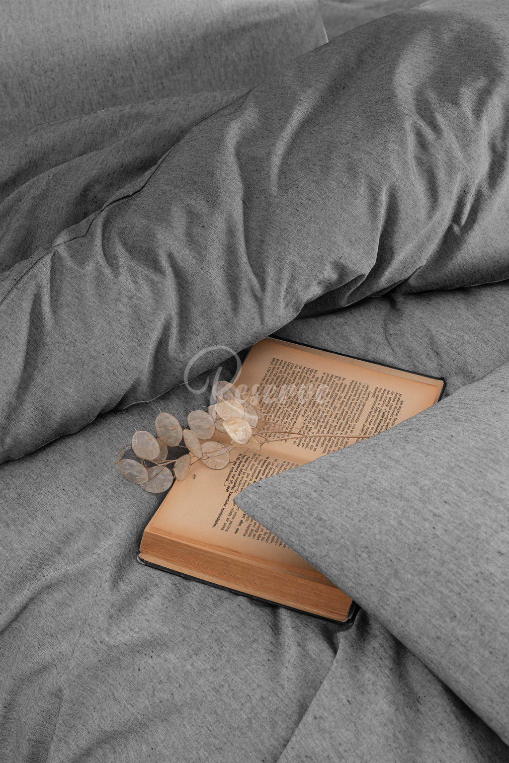 Fabroni - Antrasit Nevresim Takımı